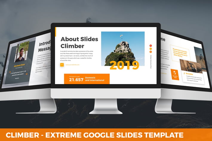 Climber - Extreme Google Slides Template