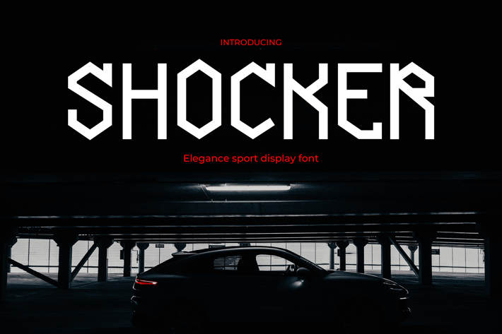 Racing Font - Shocker