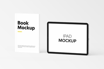 Book & iPad Mockup