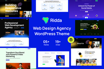 Ridda - Web Design Agency WordPress Theme