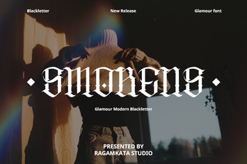 Smorens - Modern Blackletter Typeface