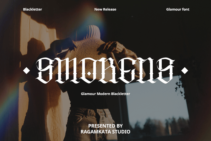 Smorens - Modern Blackletter Typeface