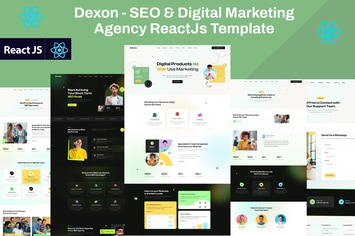 Dexon - SEO & Marketing Agency ReactJs Template