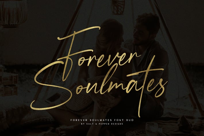 Forever Soulmates Font Duo