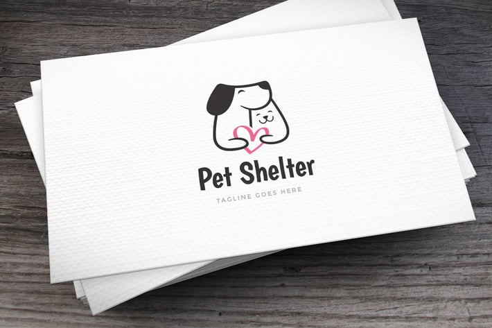Pet Shelter Logo Template