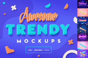 Vibrant 3D Text Effects