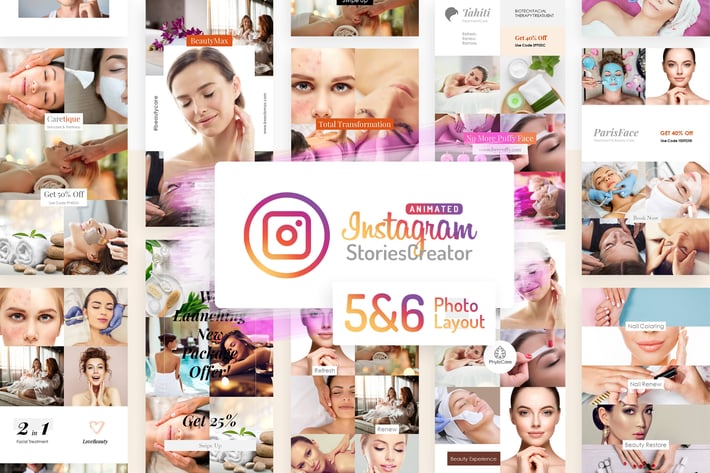 Animated Instagram Stories Creator-Powerpoint V5/6