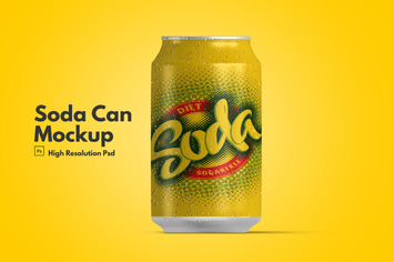 Soda Can Mockup V.1