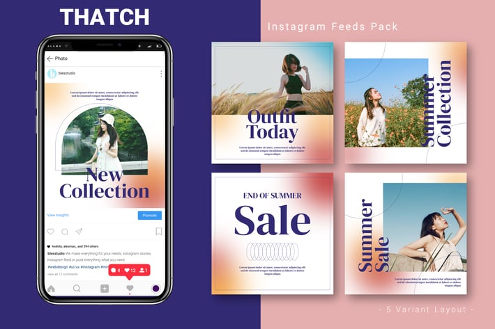 Thatch - Instagram Feed Pack