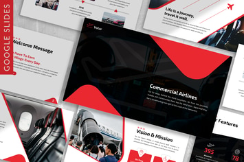 Volar - Airlines Google Slide Template