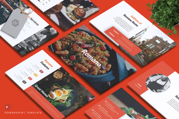 ROMANO - Restaurant & Food Powerpoint Template