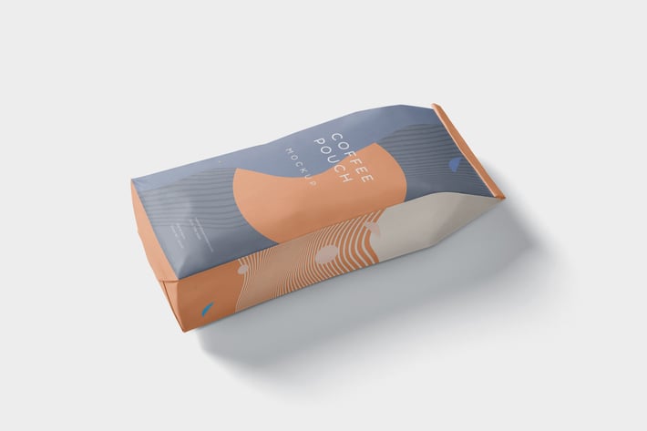 4 Coffee Pouch Mockups