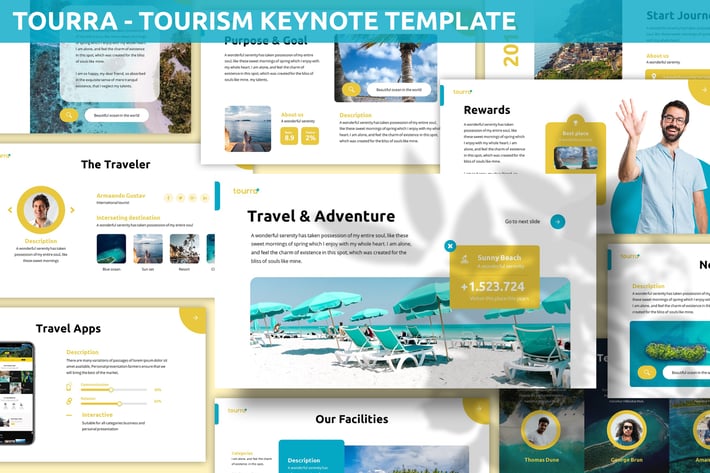 Toura  - Tourism Keynote Template