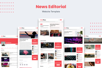 News Editorial Website Template