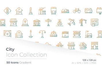 City Gradient Icon