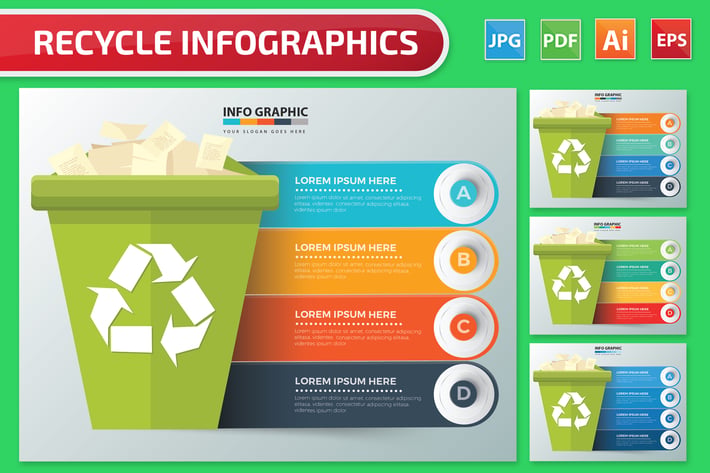 Recycle Infographics