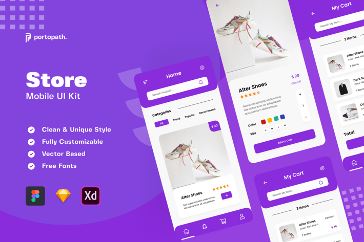 Fashion Store App - Mobile Kit