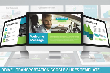 Drive - Transportation Google Slides Template