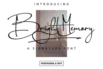 Bright Memory - A Signature Font