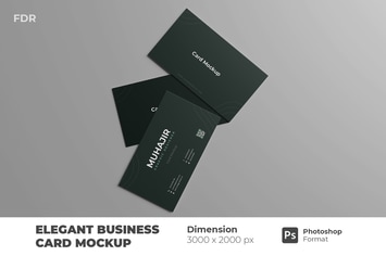 Elegant Business Card Mockup