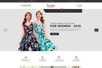 Forge - eCommerce PSD Template 