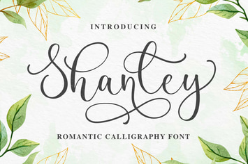 Shanley - Romantic Calligraphy Font