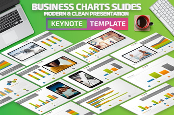 Business Chart Slides Keynote Presentation