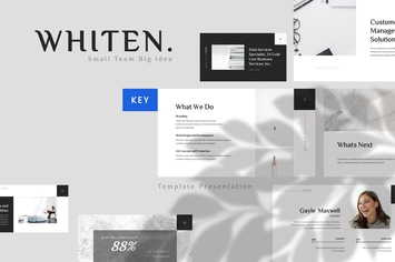 Whiten - Lookbook Keynote Template