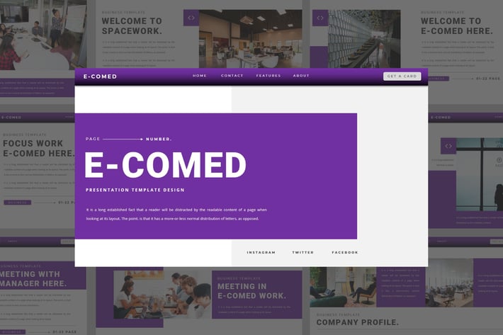 ECOMED Powerpoint Template