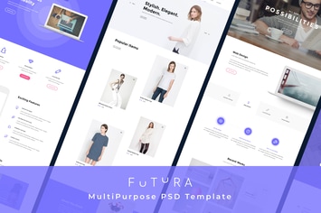 Futura - Multipurpose Corporate PSD Template