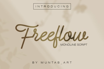 Freeflow Monoline Script