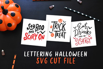 Lettering Halloween SVG Cut File