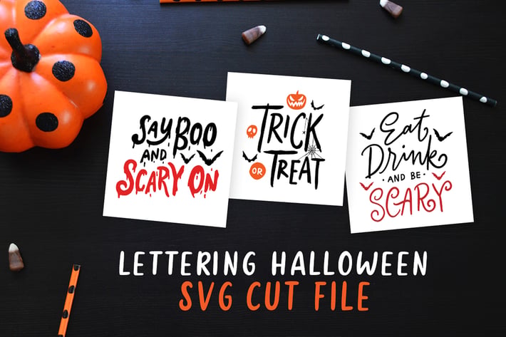 Lettering Halloween SVG Cut File