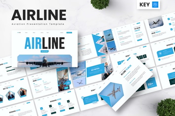 Airline - Aviation Keynote Templates