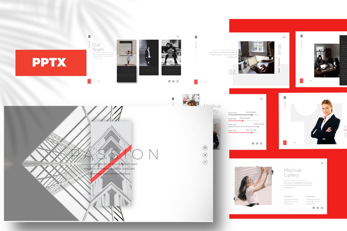 Passion Minimal Powerpoint