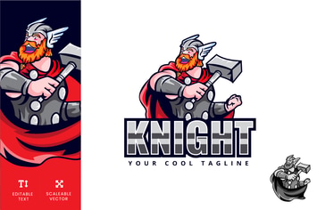 Spartan Warrior Logo Illustration Vector
