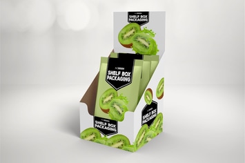 Retail Shelfbox 16 Packaging Mockup