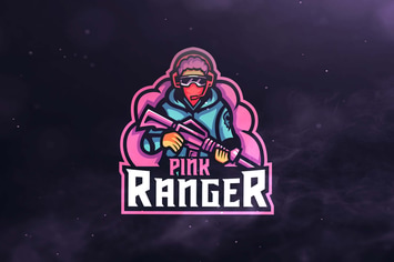 Pink Ranger Sport and Esport Logos