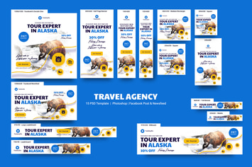 Travel Agency Banners Ad