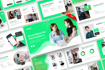 Upwise - Startup Business PowerPoint Template