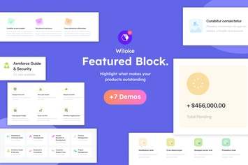 Wiloke Featured Block | Elementor Addon