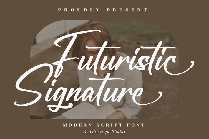 Futuristic Signature Modern Script Font