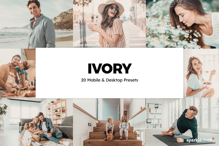 20 Ivory Lightroom Presets & LUTs