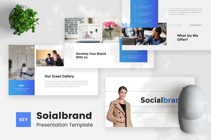 Socialbrand - Social Media Keynote Template