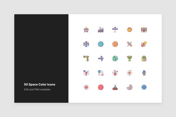 Space Color Icons
