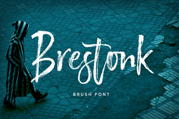 Brestonk Brush Font