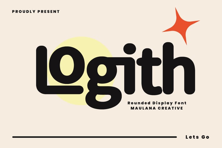 Logith Rounded Sans Serif Display Font