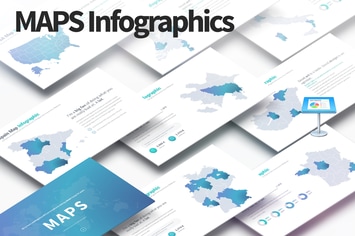 MAPS - Keynote Infographics Slides