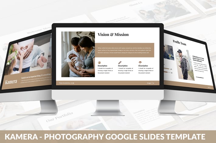 Kamera - Photography Google Slides Template