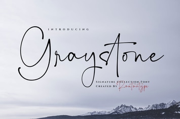 Graystone Elegant Signature Font